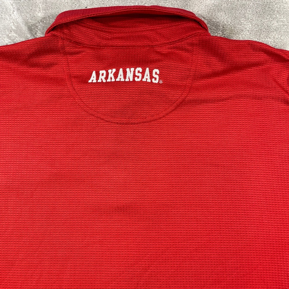 Vintage Arkansas Razorbacks Nike Polo Shirt Mens Large NCAA College Fan Football - Picture 9 of 12